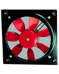 Ventilateur mural, hélice PVC, 3470 m3/h, 4 pôles, monophasé 230V, D 355 mm