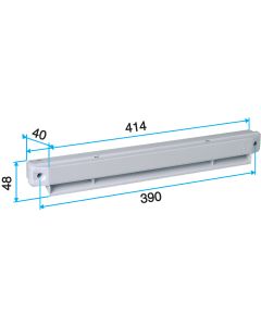 Auvent menuiserie acoustique pour EHL, EA, EHB2 - blanc