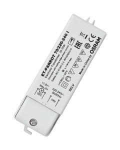 ET PARROT 70/220-240 I OSRAM Transformateur électronique pour lampes halo 12V