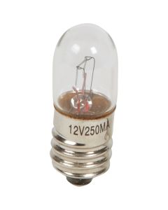 Ampoule culot E10 12V - 0,10A 1,2W pour bloc autonome d'éclairage de sécurité