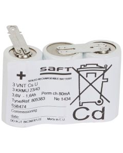 Batterie Ni-Cd - pour BAES+BAEH évacuation SATI Adressable référence 062560