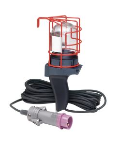 Baladeuse chantier 24V 75W maximum IP55 avec fiche Hypra droite et cordon 10m