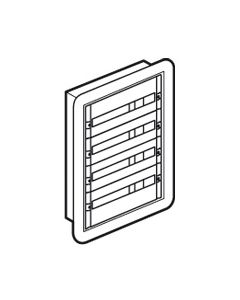 Coffret distribution encastré XL³160 tout modulaire 4 rangées - 96 modules