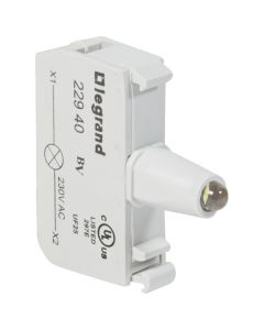  Image Acs bloc led  230v blanc vis