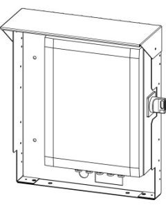 Support terrasse pour les coffrets de relayage AXONE = 380 mm T1