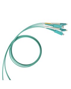 Cordon fibre optique Core OM4 Duplex LC/SC - longueur 2m