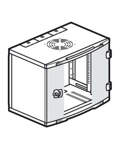 Coffret fixe 19pouces LCS³ capacité 6U - 600x350x400mm