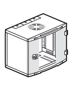 Coffret fixe 19pouces LCS³ capacité 16U - 600x800x580mm