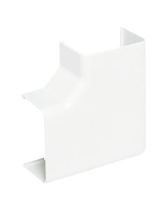 Angle plat - Pour goulotte de climatisation Viaclim 70x60mm - Blanc 9010