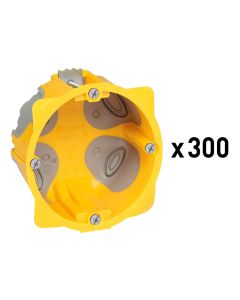 Lot spécial chantier de 6x50 boîtes 1 poste Ecobatibox - profondeur 40mm