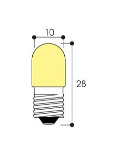 Image Lm - tube 10x28 24v 2w e10