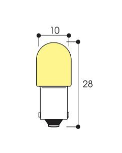 Image Lm - tube 10x28 6v 1,2w ba9s