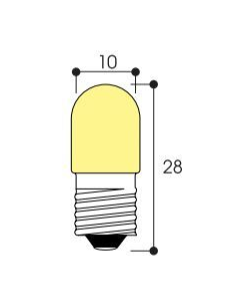 Image Lm - tube 10x28 6,5v 0,7w e10