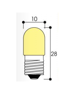 Image Lm - tube 10x28 18v 3w e10